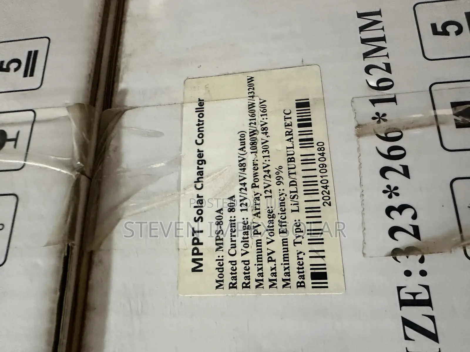Cee Power Solar Change Controller MPPT 80ah 48v