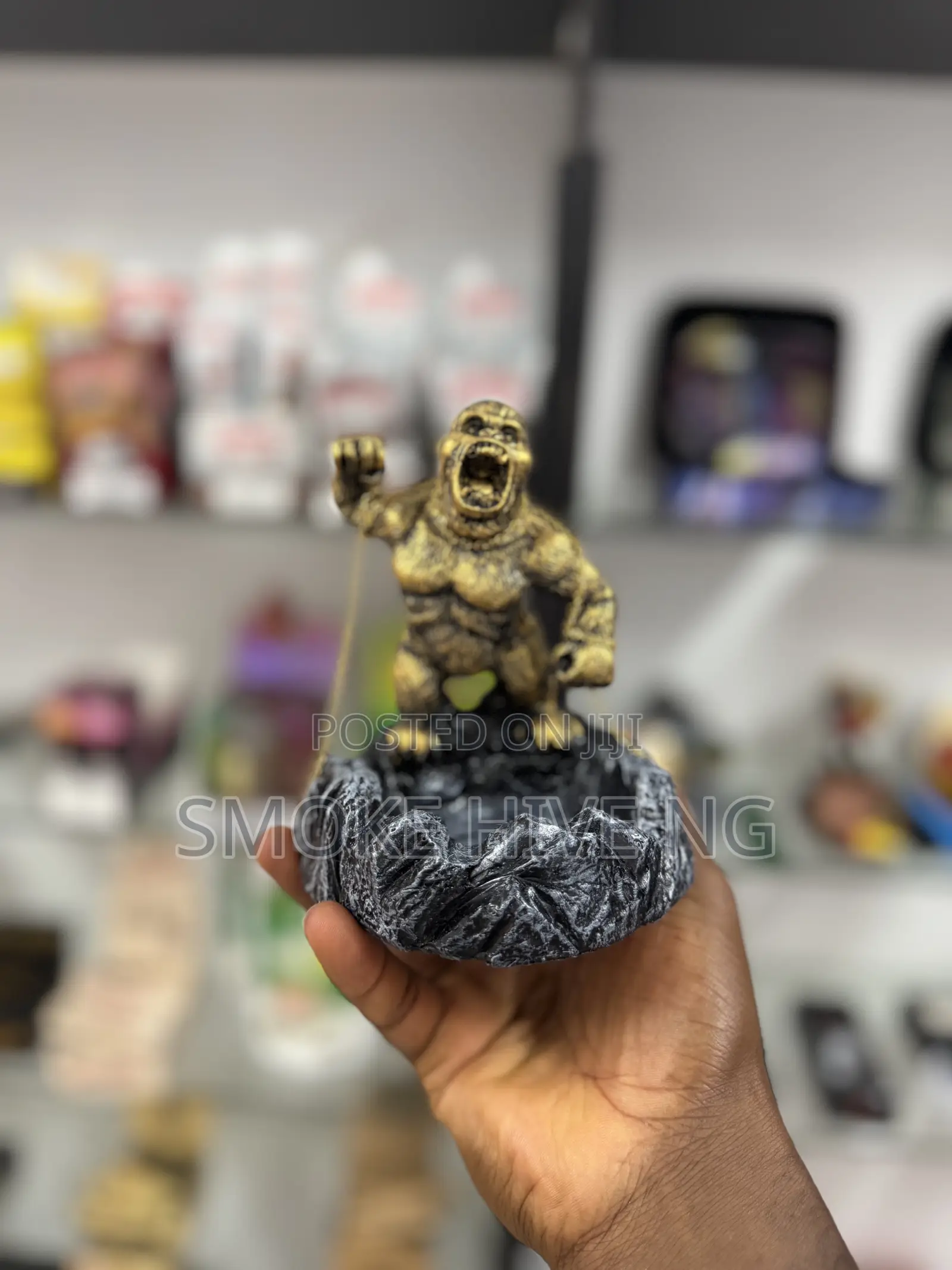 Gorilla Design Sculptured Ashtray