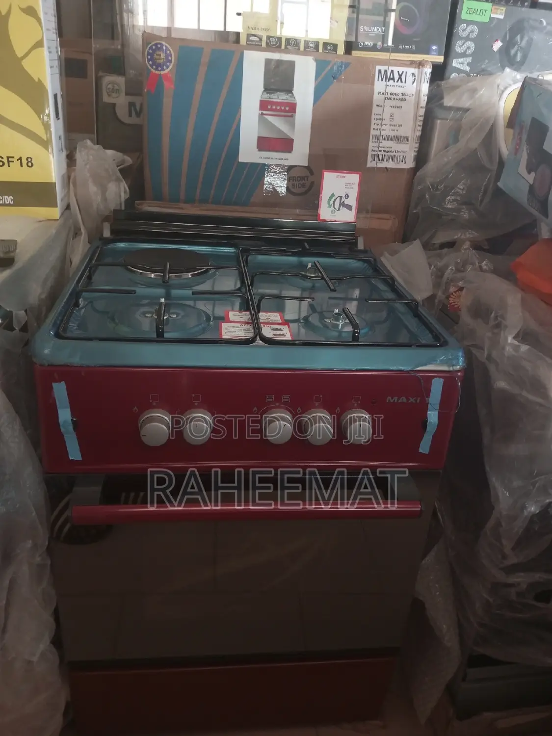 Maxi Table Gas Cooker 3+1 – Compact Reliable