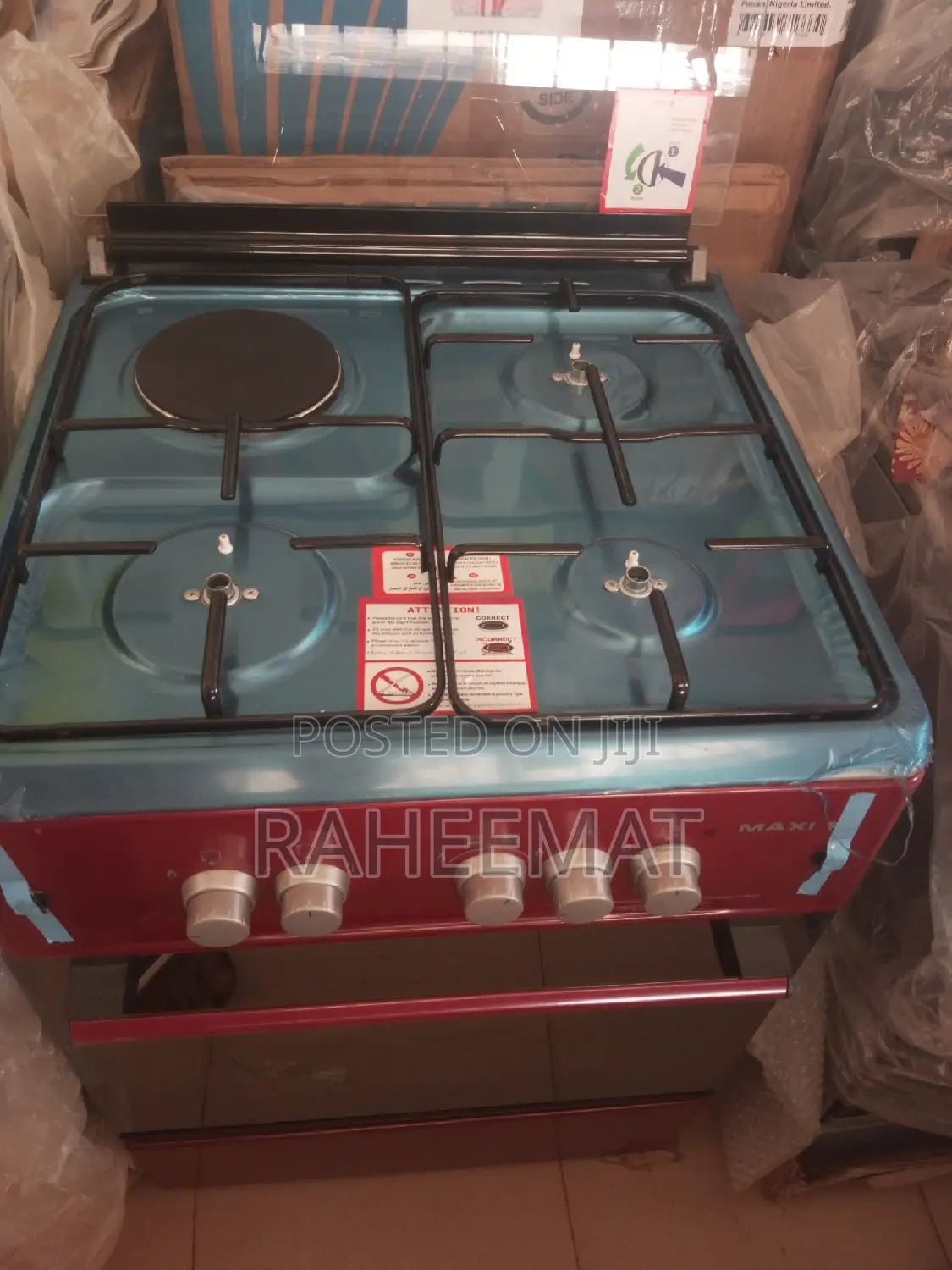 Maxi Table Gas Cooker 3+1 – Compact Reliable