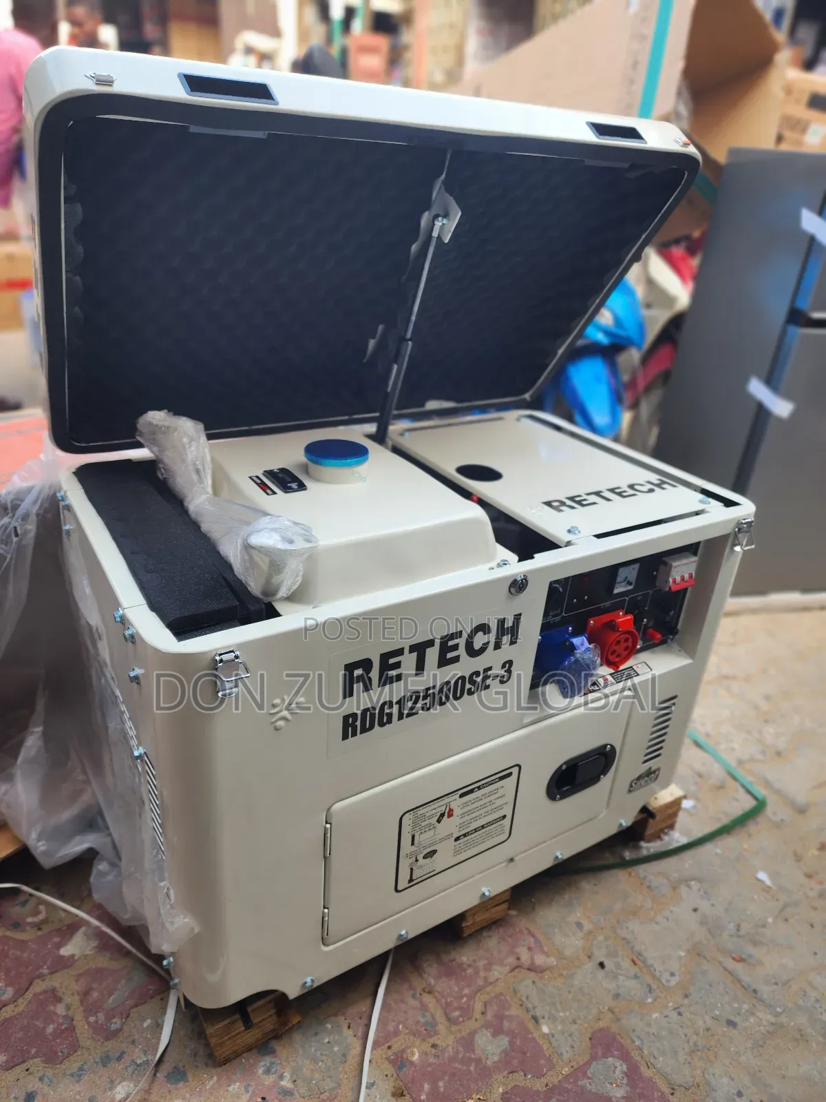 12kva Three Phese Retech Diesel Soundproof Generator