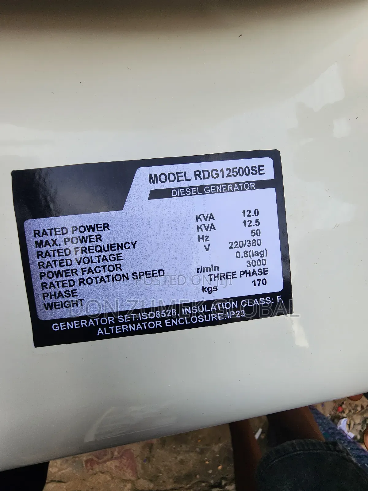 12kva Three Phese Retech Diesel Soundproof Generator