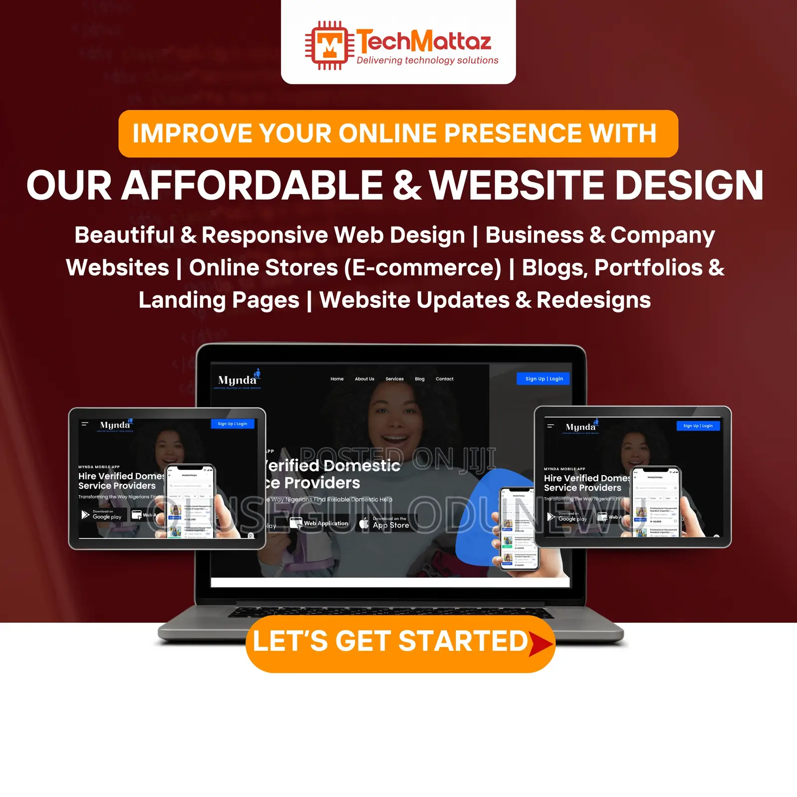 Need a Website? Get a Stunning, Mobile-Friendly Site Today!