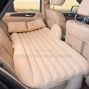 Inflatable Car Matress Bed With Pillows (Automatic Air Pump)