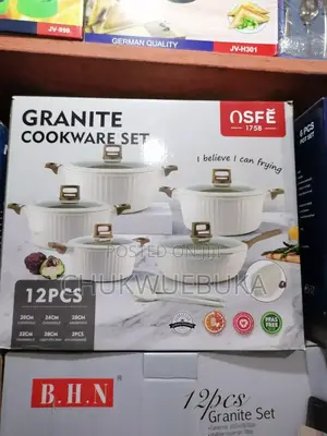 10 Pieces Granite Cookware Set