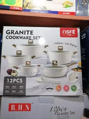 10 Pieces Granite Cookware Set