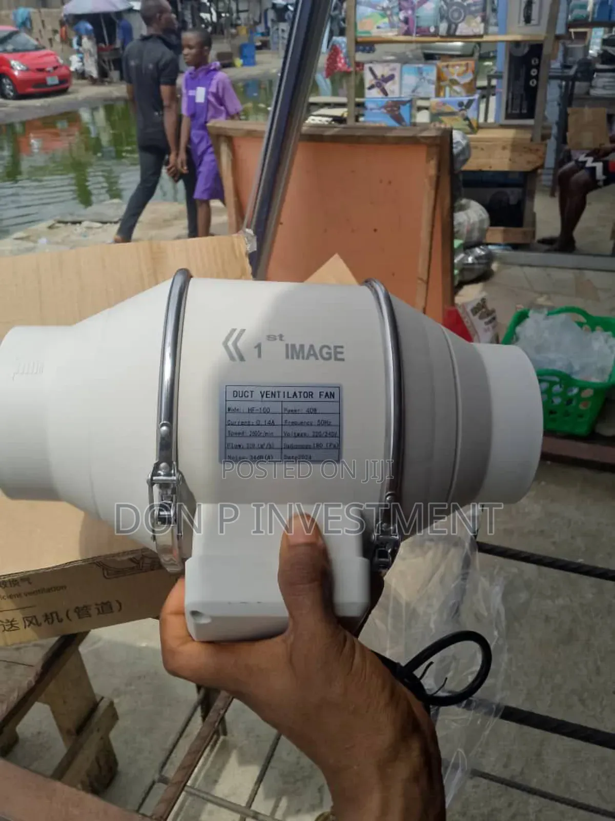 4”Inch Inline Duct Fan