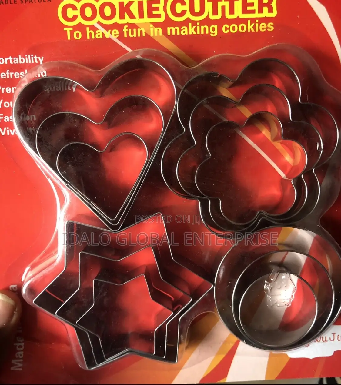 Stainless Cookie Cutters - 12pcs