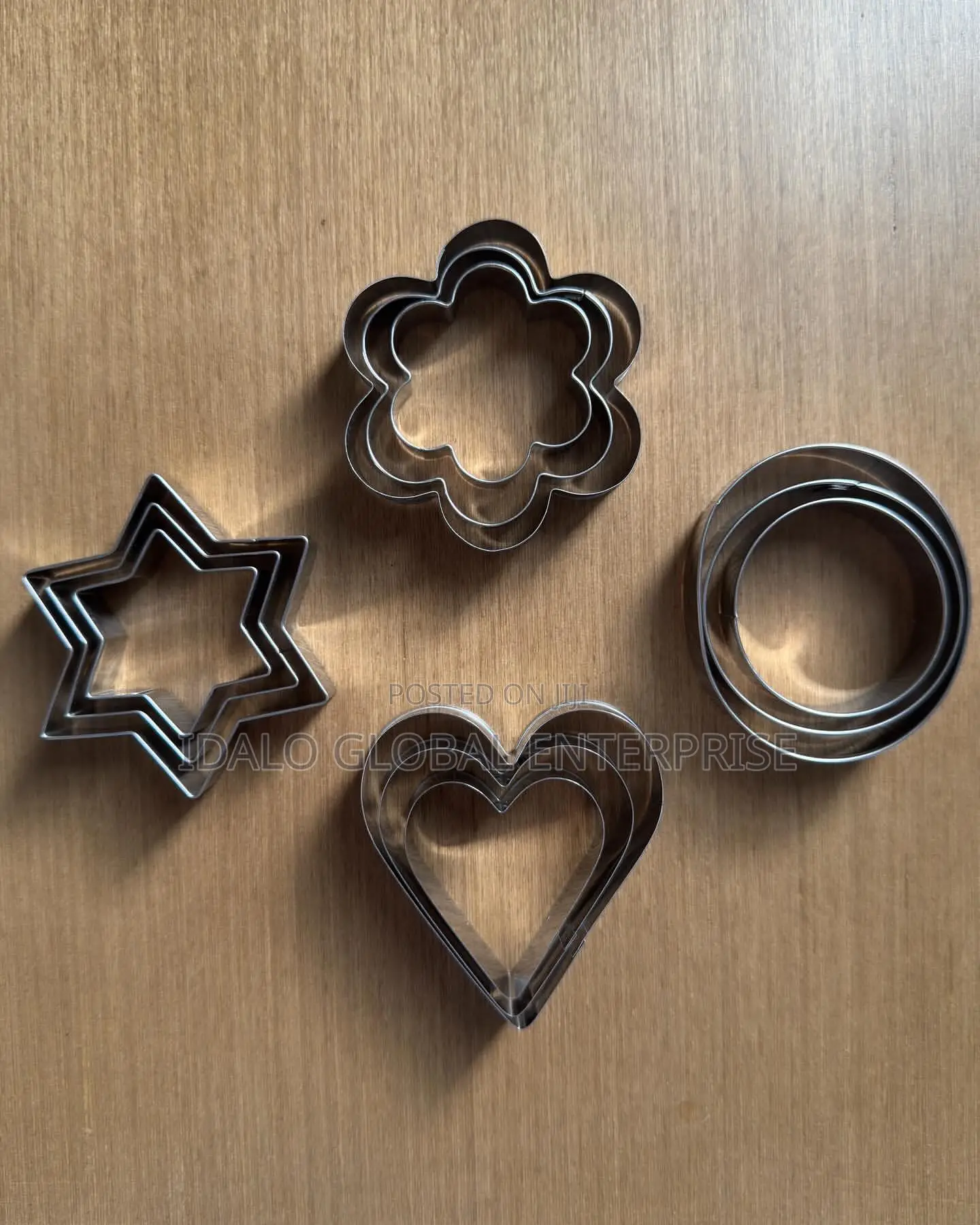 Stainless Cookie Cutters - 12pcs
