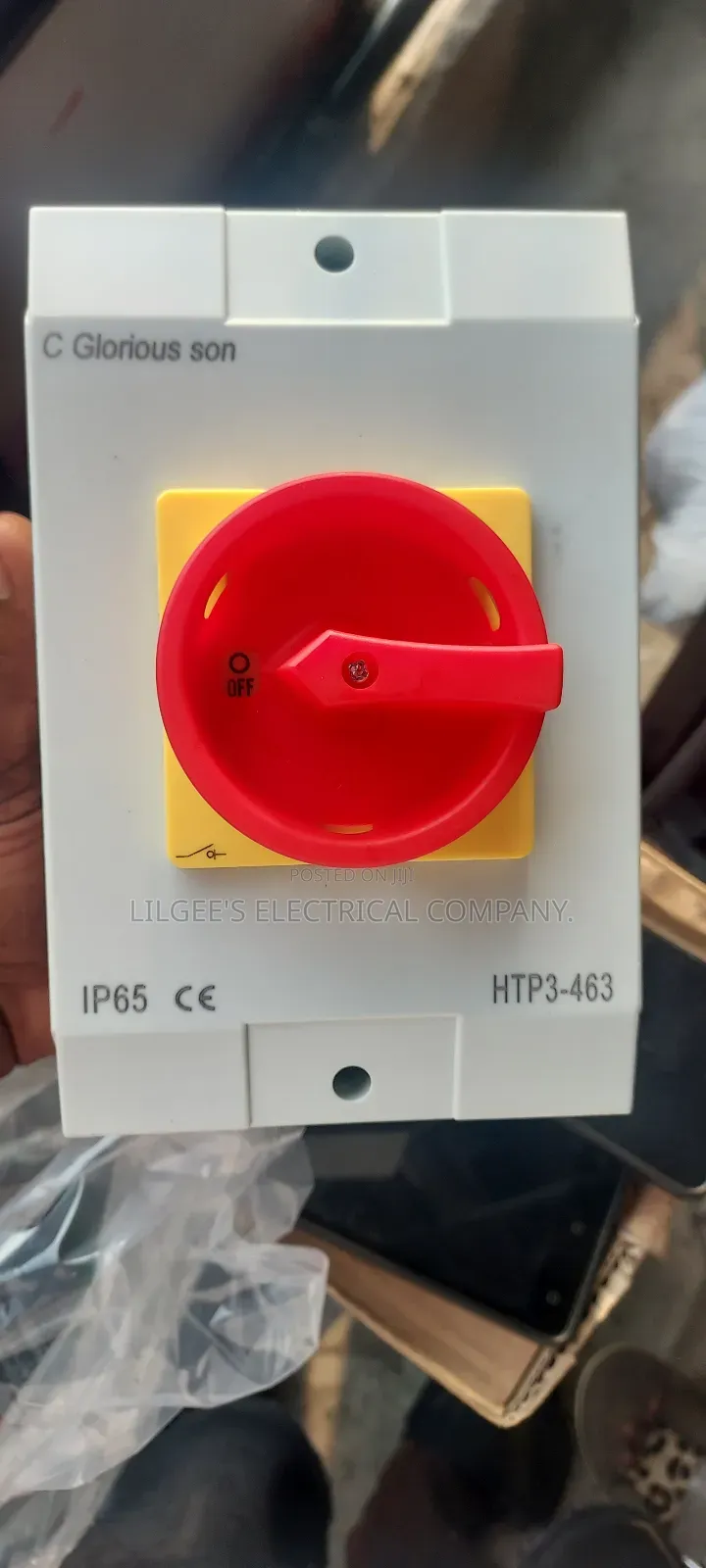 Original 63 Amps 4 Pole Weather Proof Isolator Switch