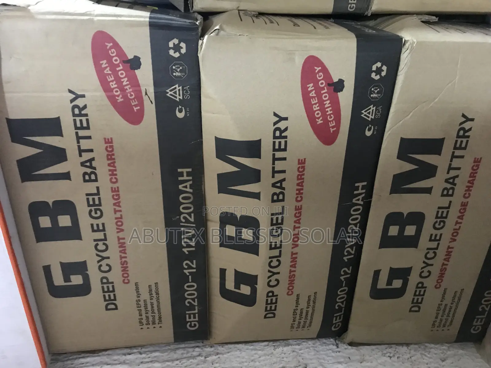 200ah 12v GBM Deep Cycle Battery