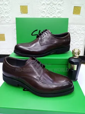 Black Leather Clarks