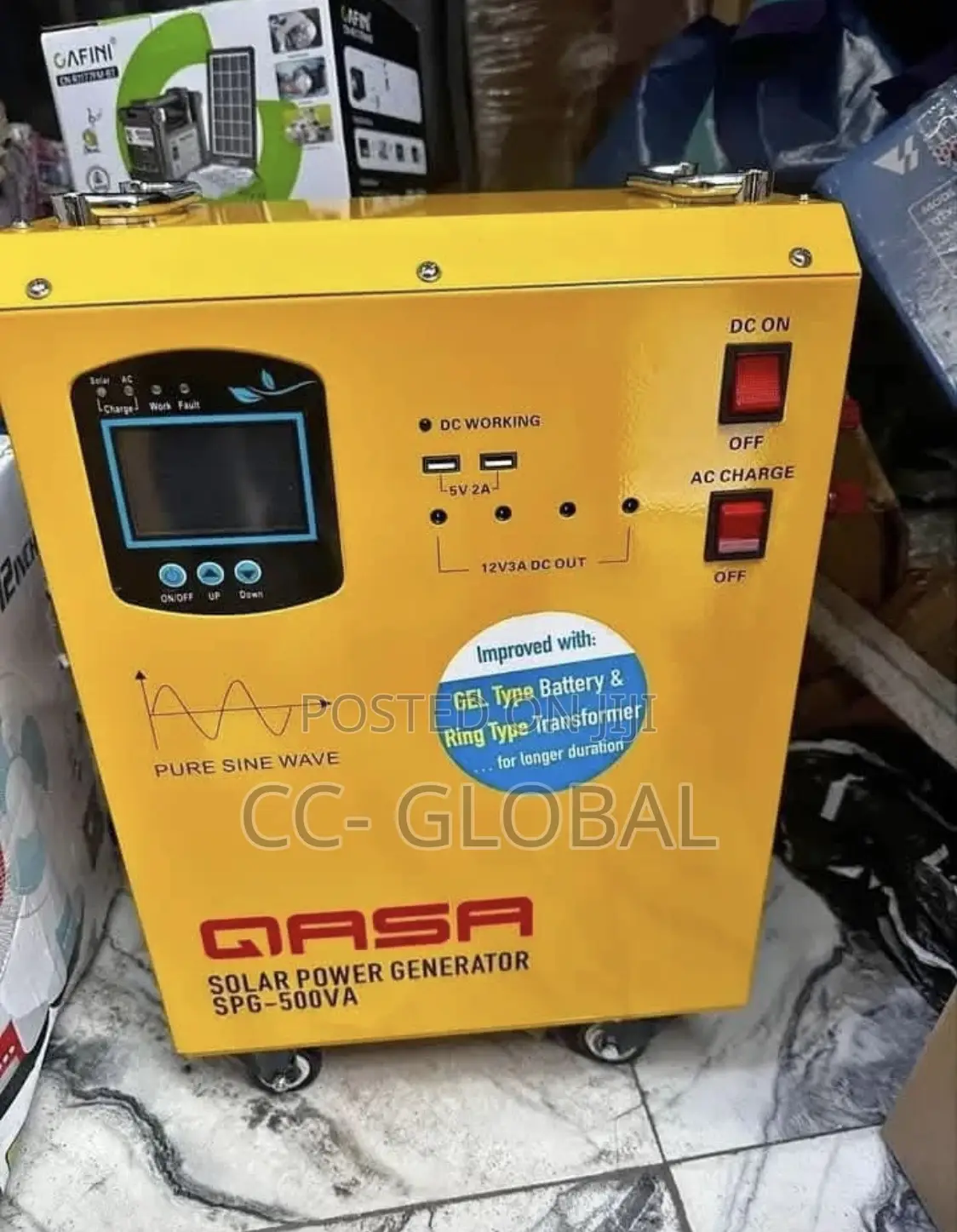 Qasa 500kva Solar Generator — Reliable Power Backup!