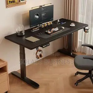 1.2m Electric Height Adjustable Table Desk Carbon Fibre