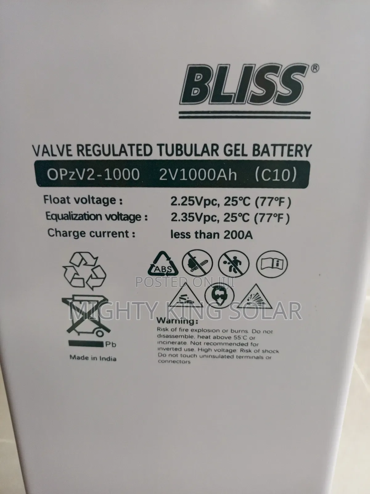 This Is Bliss 1000ah Lithium Iron Battery