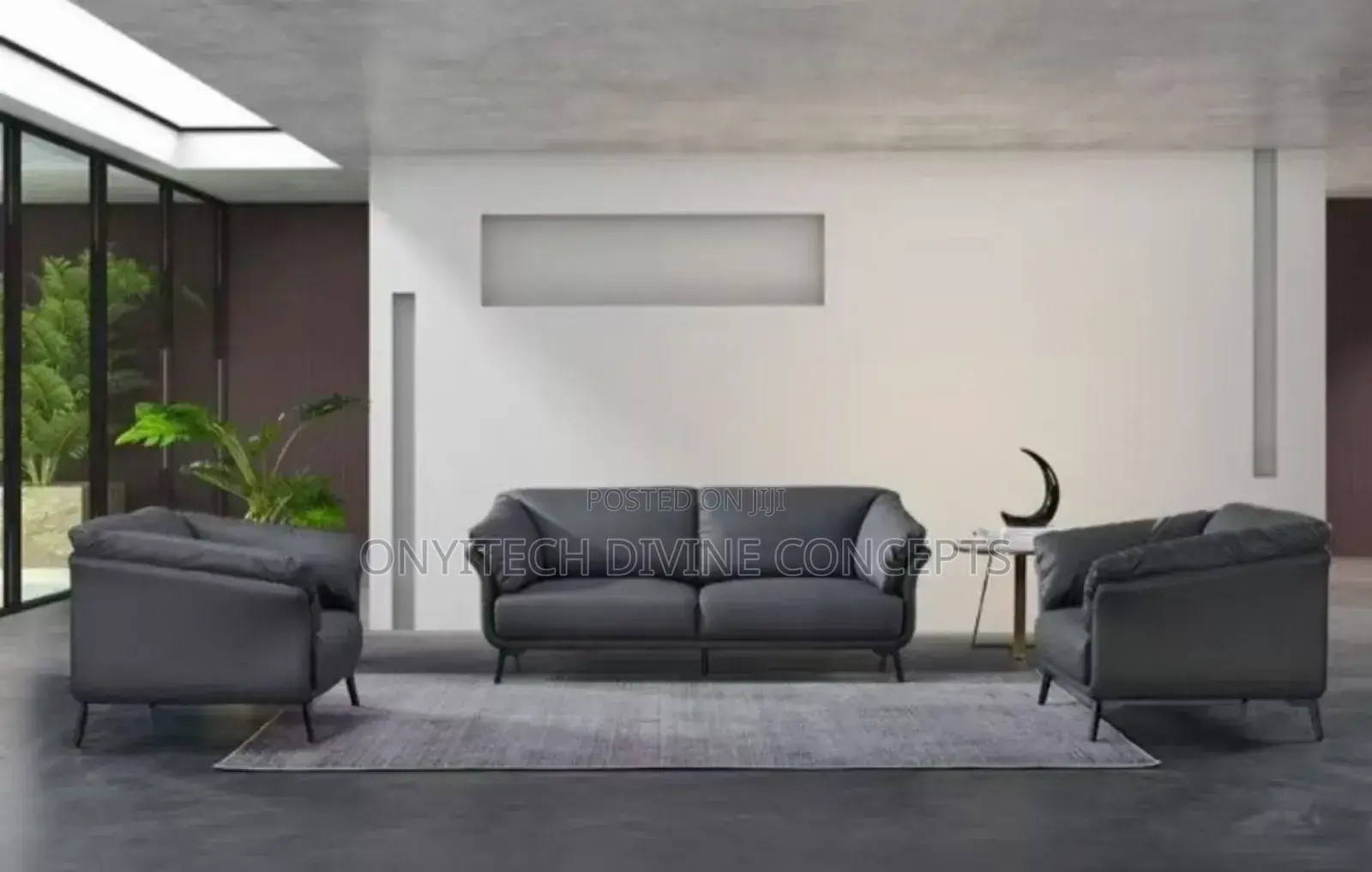 Turkish Leather High Classy Sofa