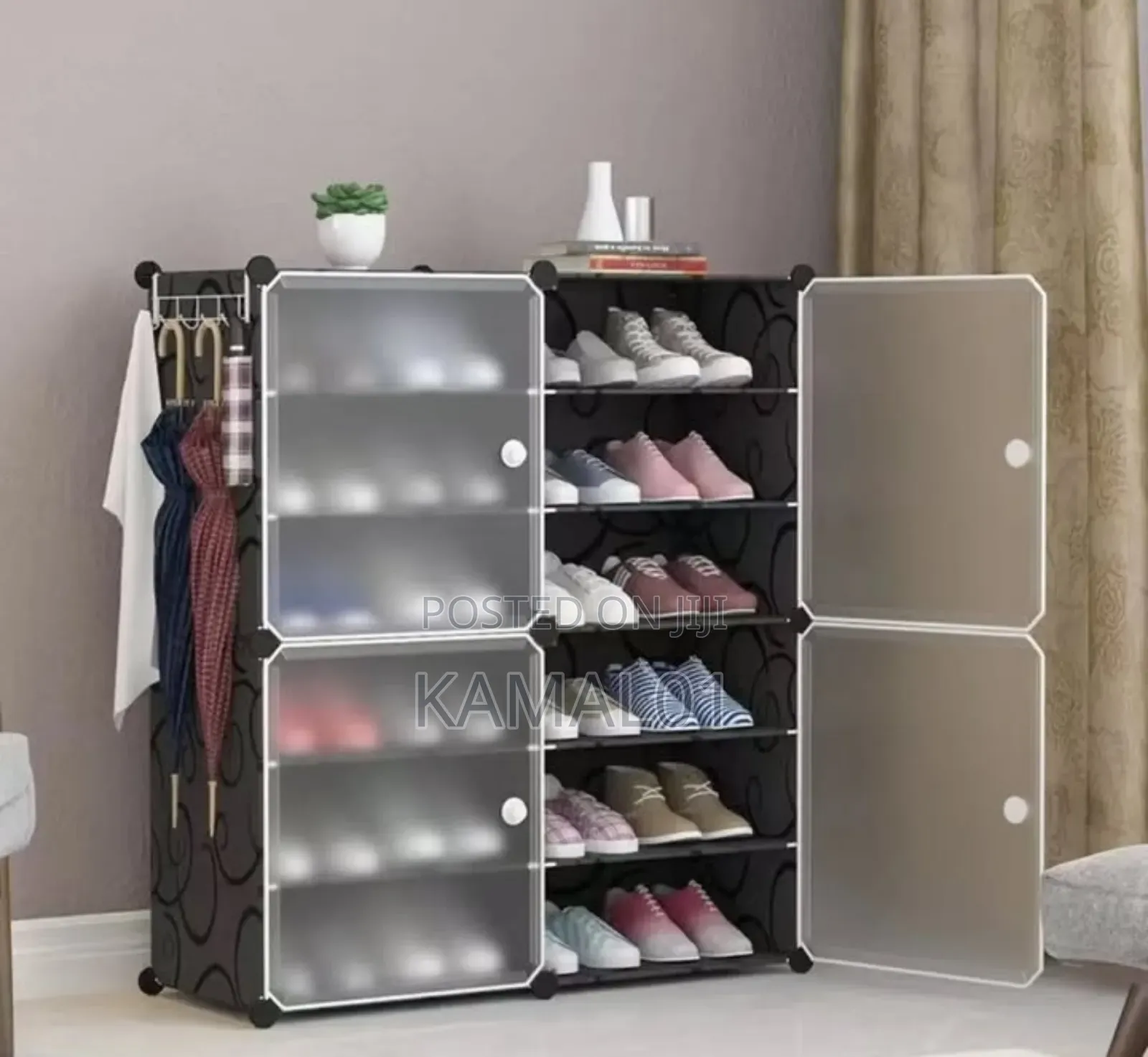 Multi-Layer Dustproof Shoe Cabinet Household Storage Rack