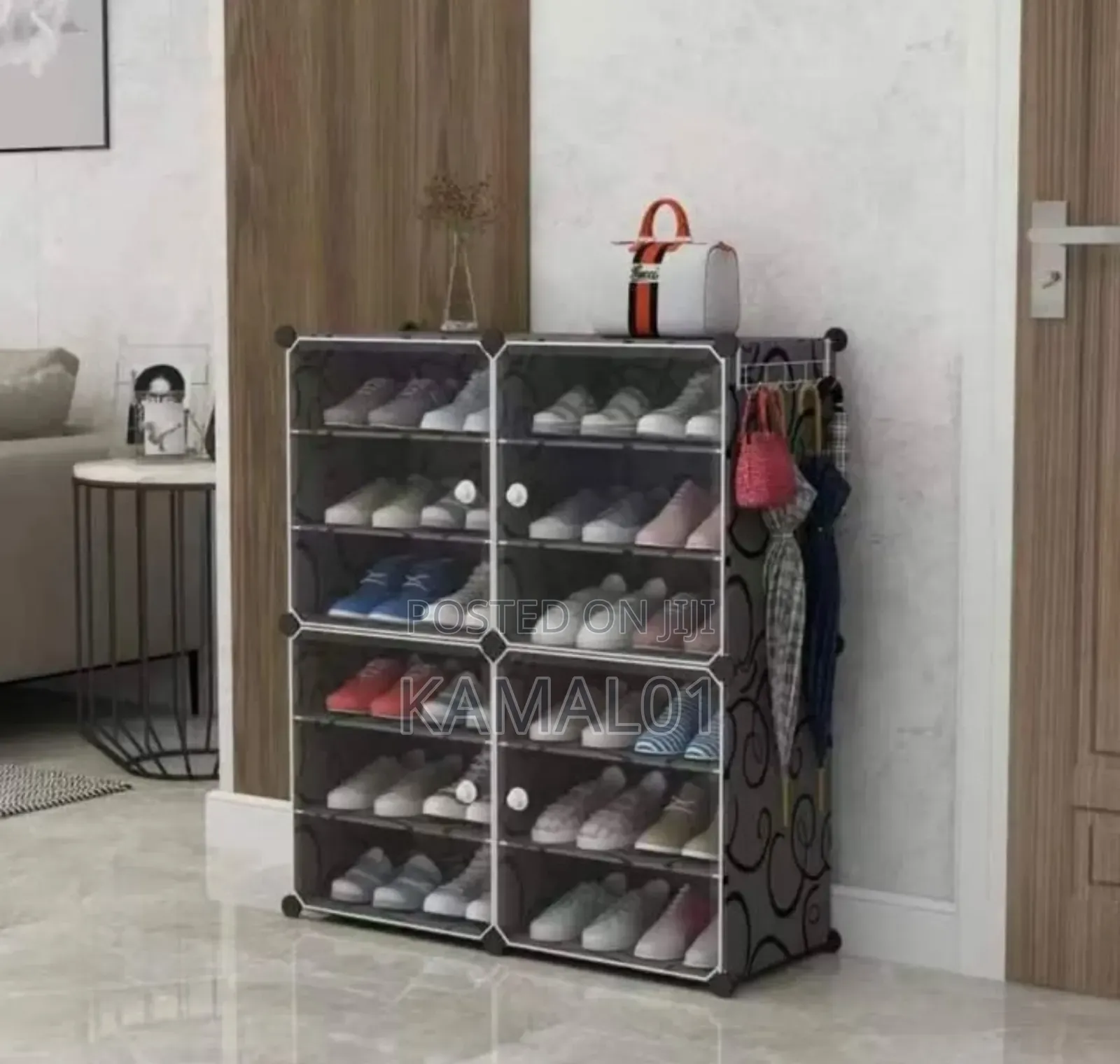 Multi-Layer Dustproof Shoe Cabinet Household Storage Rack