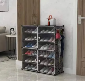 Multi-Layer Dustproof Shoe Cabinet Household Storage Rack