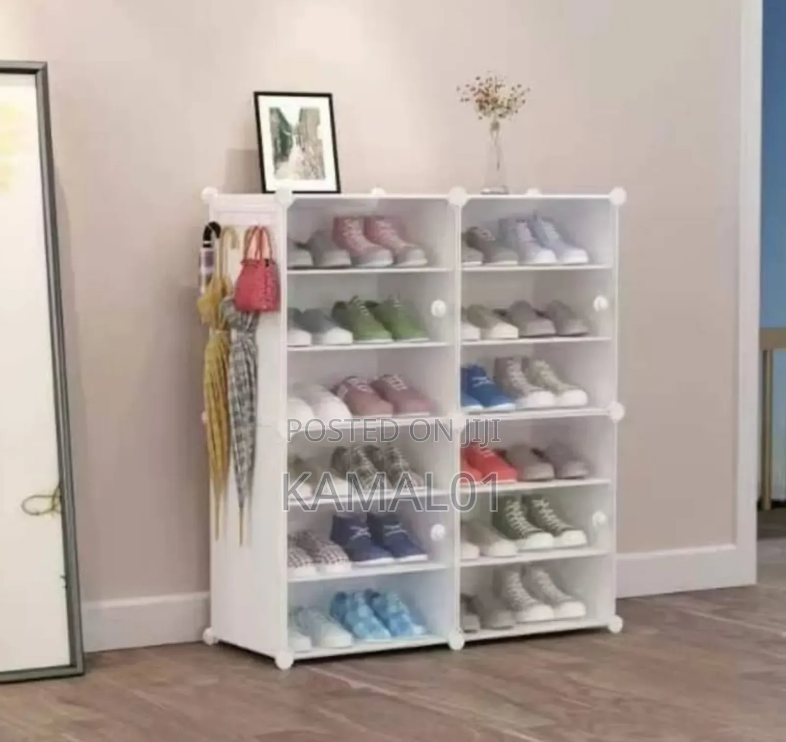 Multi-Layer Dustproof Shoe Cabinet Household Storage Rack