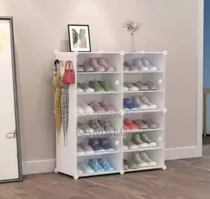 Multi-Layer Dustproof Shoe Cabinet Household Storage Rack