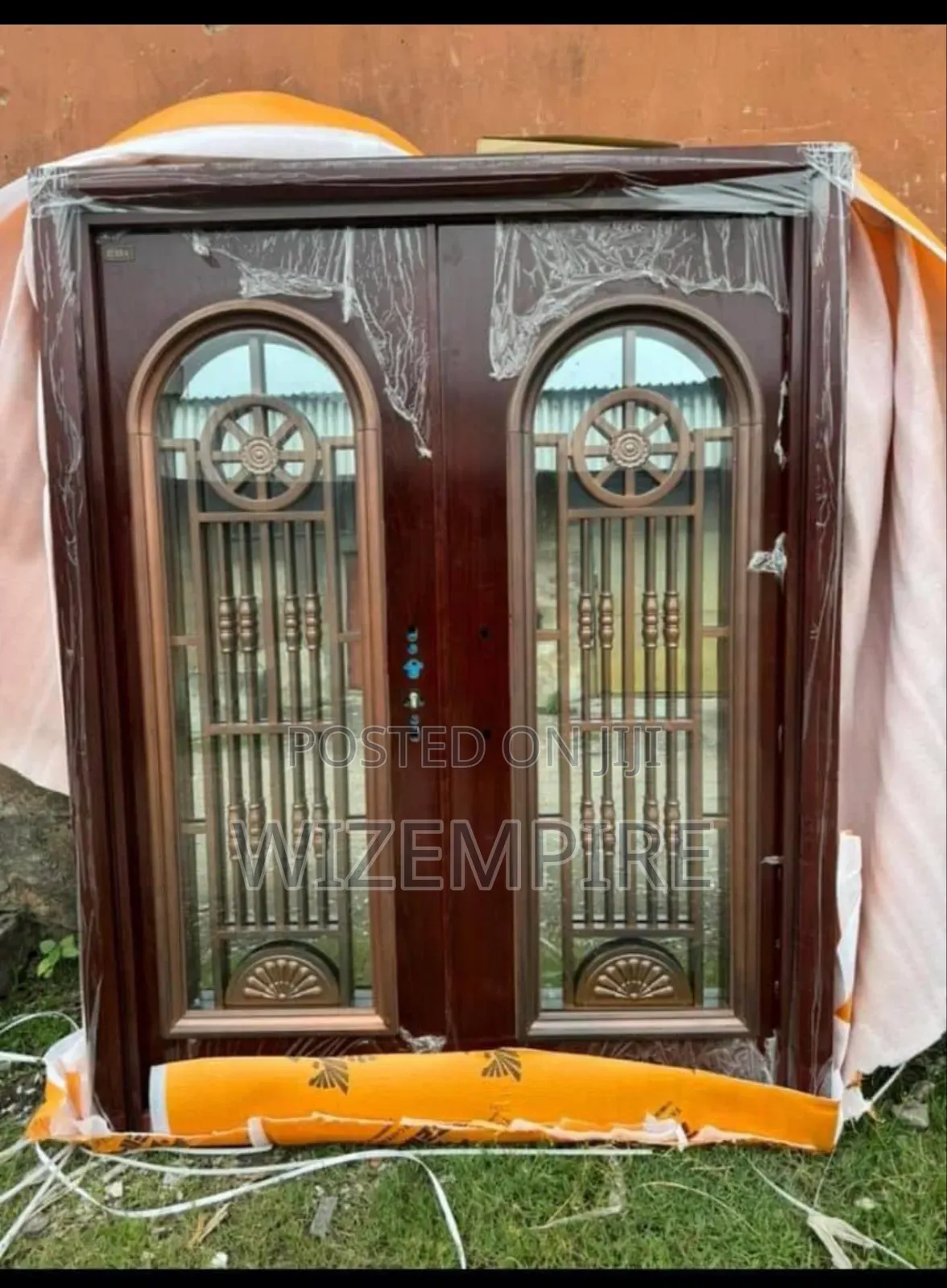 Double French Glass Doors Available