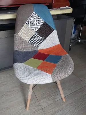 Multi Colours Wooden Leg Chair