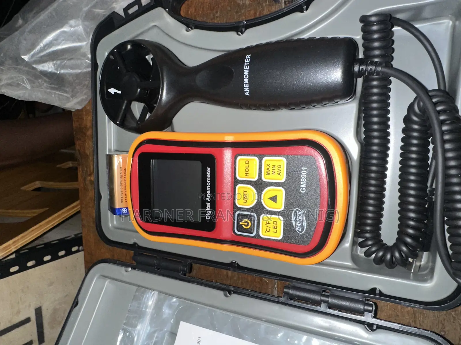 Digital Anemometer (Wind Speed Meter)