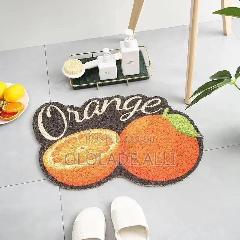 Printed Fruit Lemon Welcome Doormat
