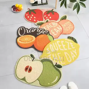 Printed Fruit Lemon Welcome Doormat