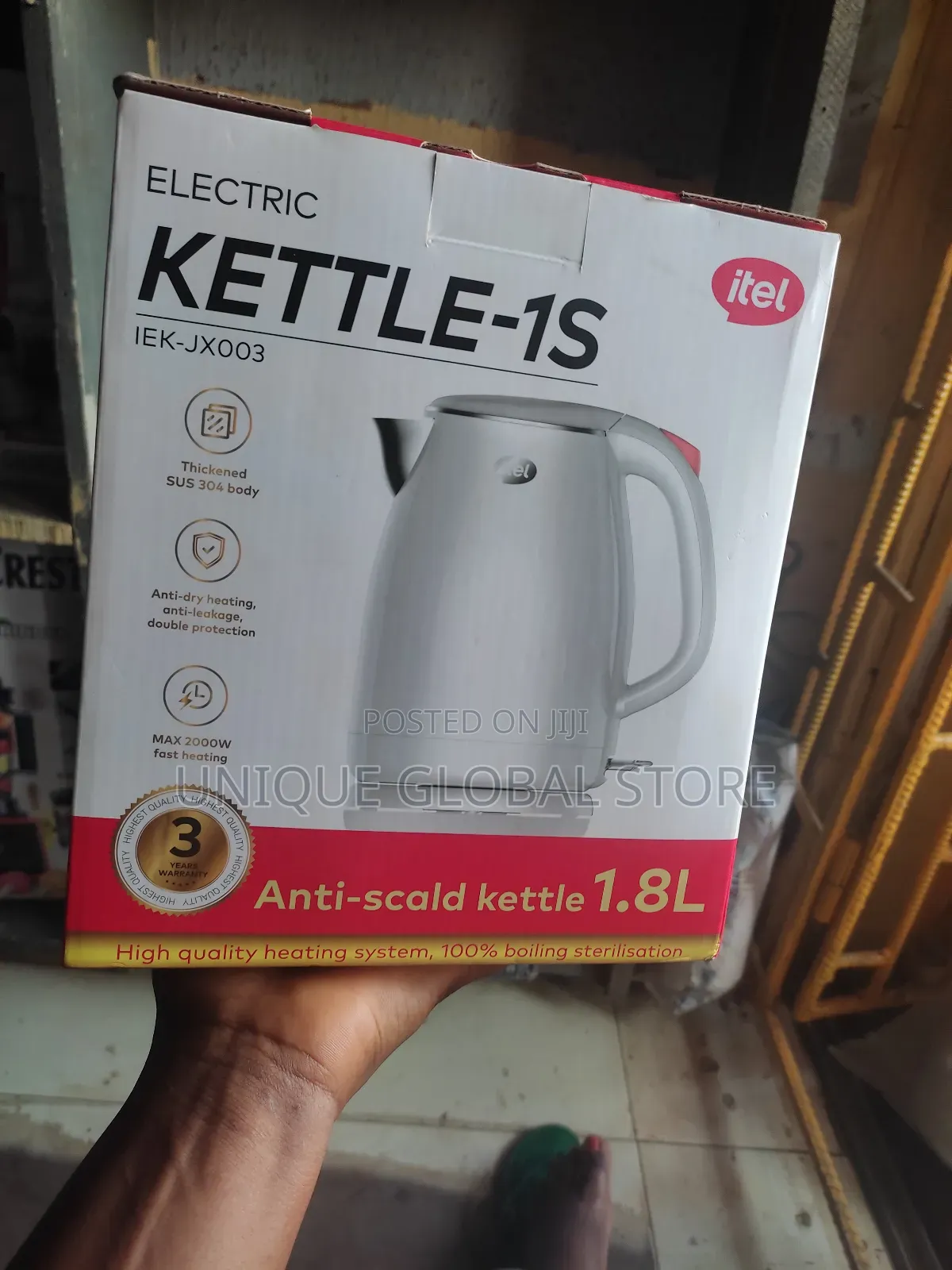Itel Kettle 1s 1.8 Litre