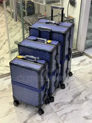 Nice Clean Goyard Luggage Set In Large 28/Medium 24/Small/20