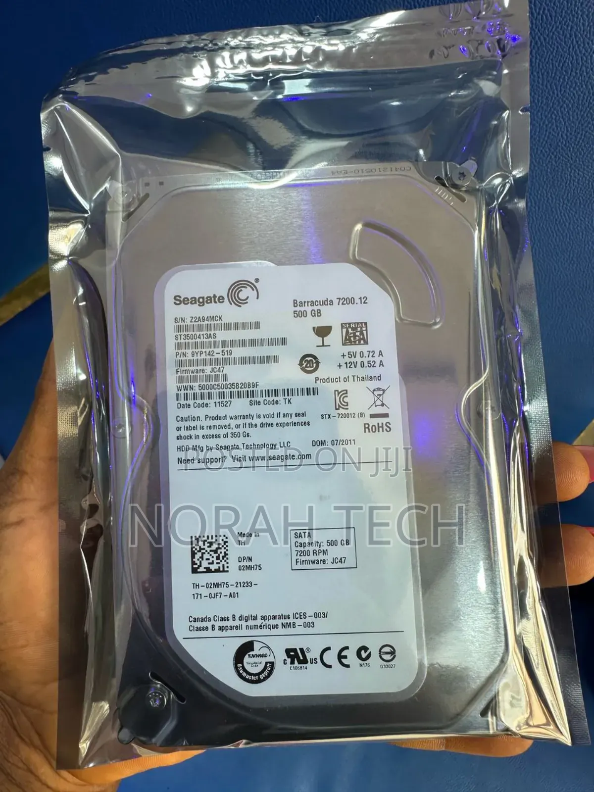 500gb Seagate Surveillance Hard Drive for CCTV Cameras