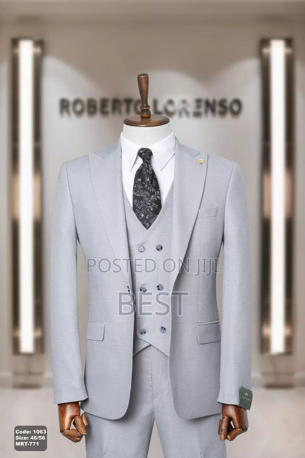 Roberto Lorenso Luxury Men's Suit