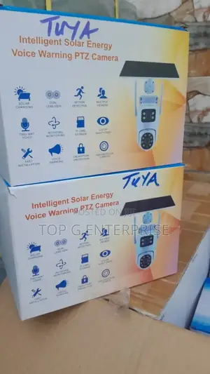 Dual Lens Tuya Solar Camera