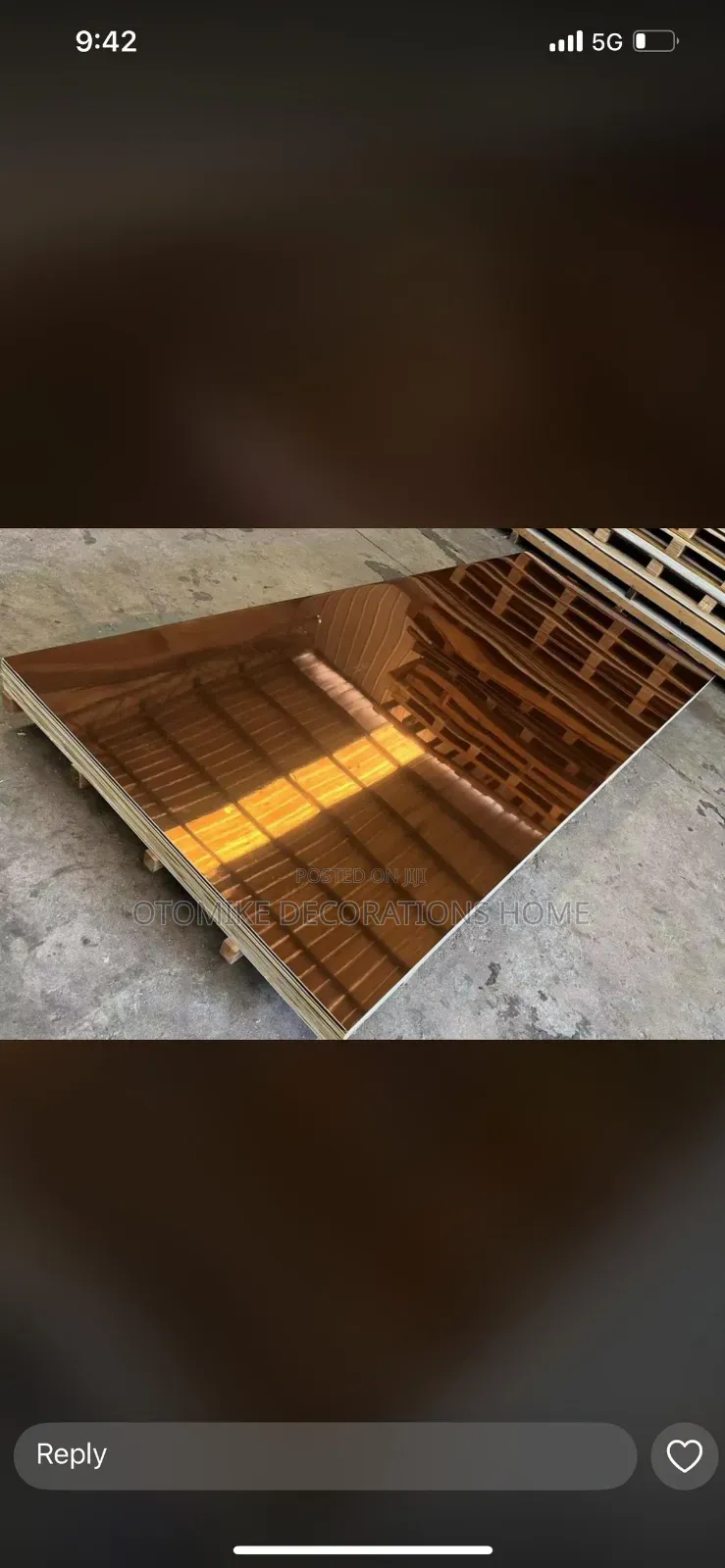 Unbreakable Golden Mirror Board