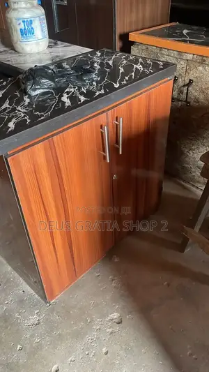 Kitchen Cabinet With Marble Top Tiles