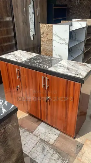 4ft Marble Kitchen Cabinet