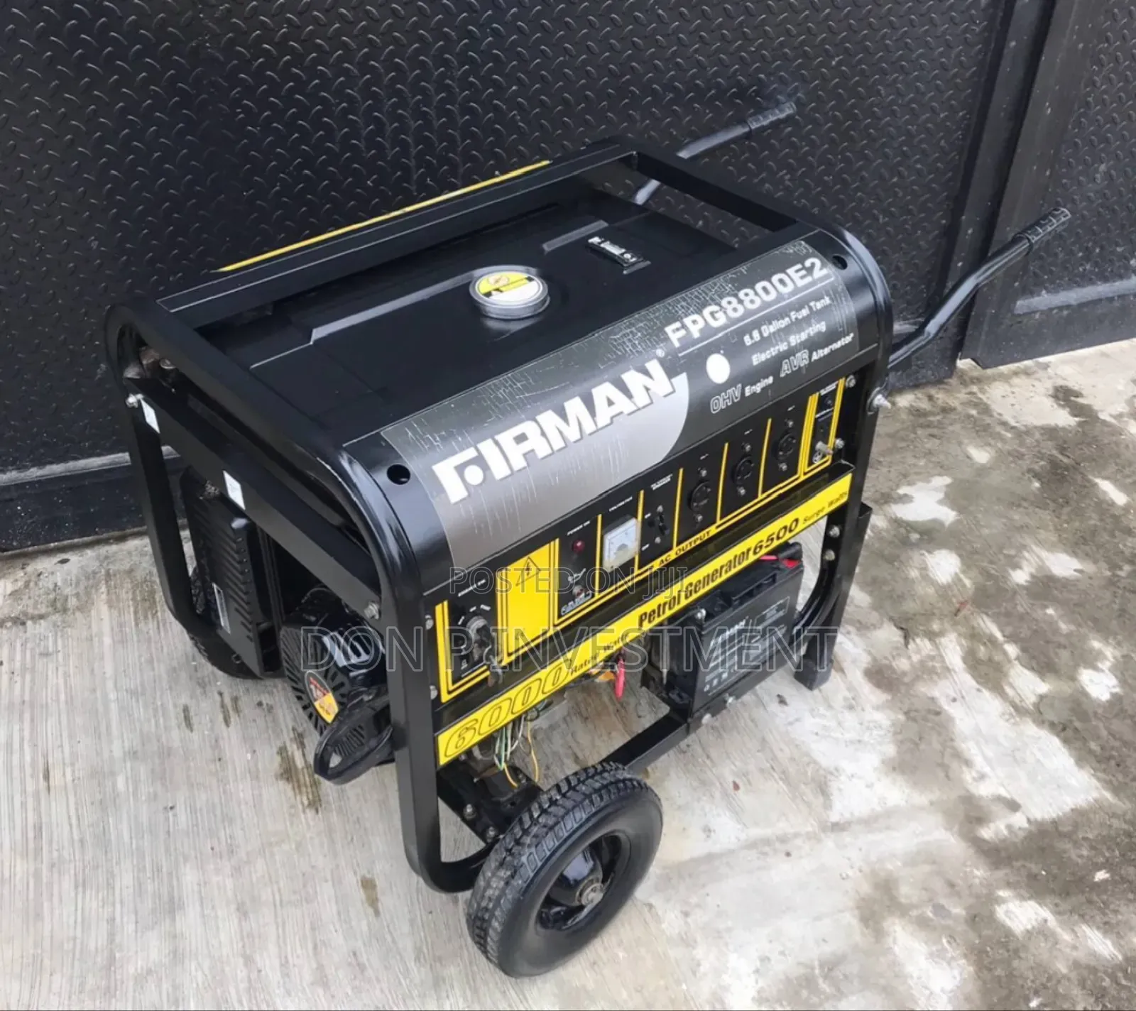 Firman Fpg8800 E2, a 6.5 Kva Key-Start Petrol Generator