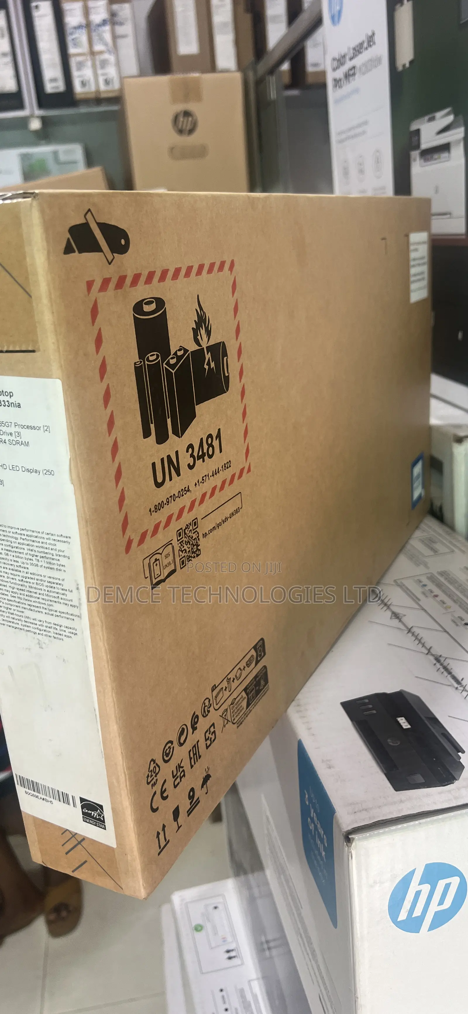 New Laptop HP 15s 8GB Intel Core I7 SSD 512GB