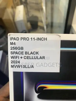 New Apple iPad Pro 11 (2024) 256 GB Black