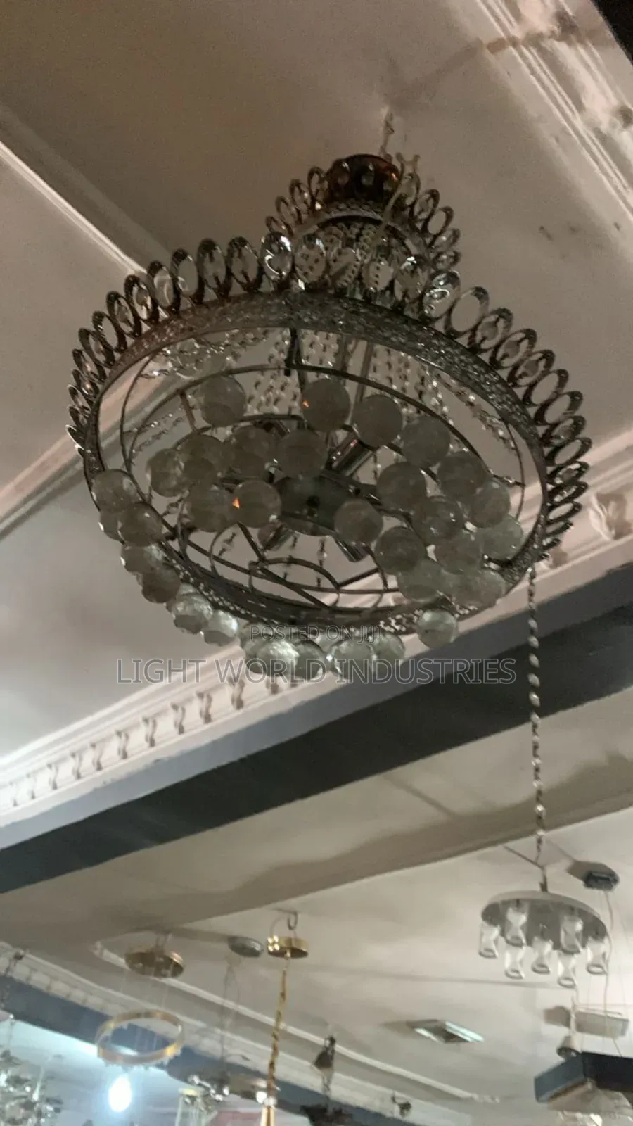 Crystal Design Chandelier Light
