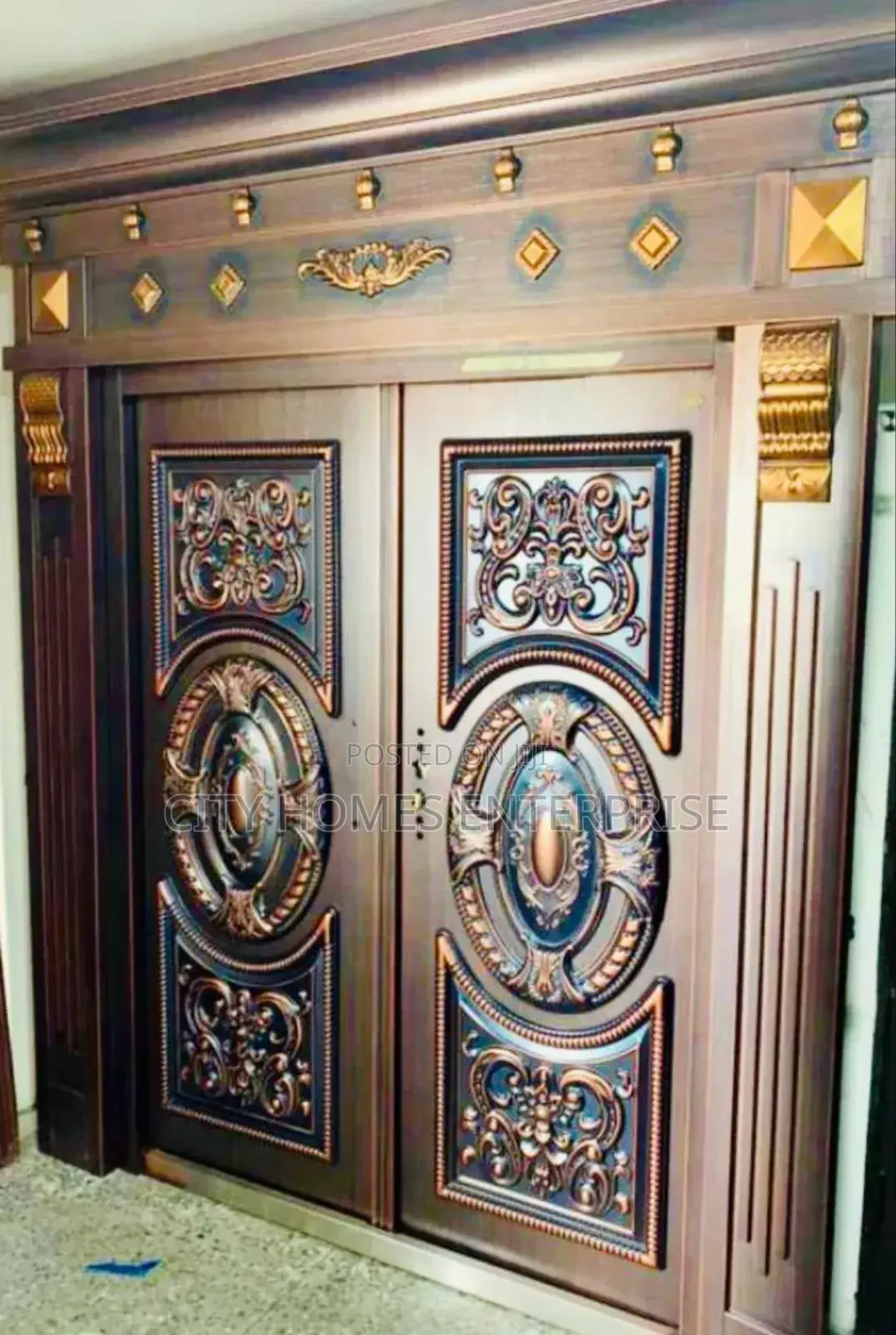 Copper Standard Anticorrosive Security Door 5ftx8ft