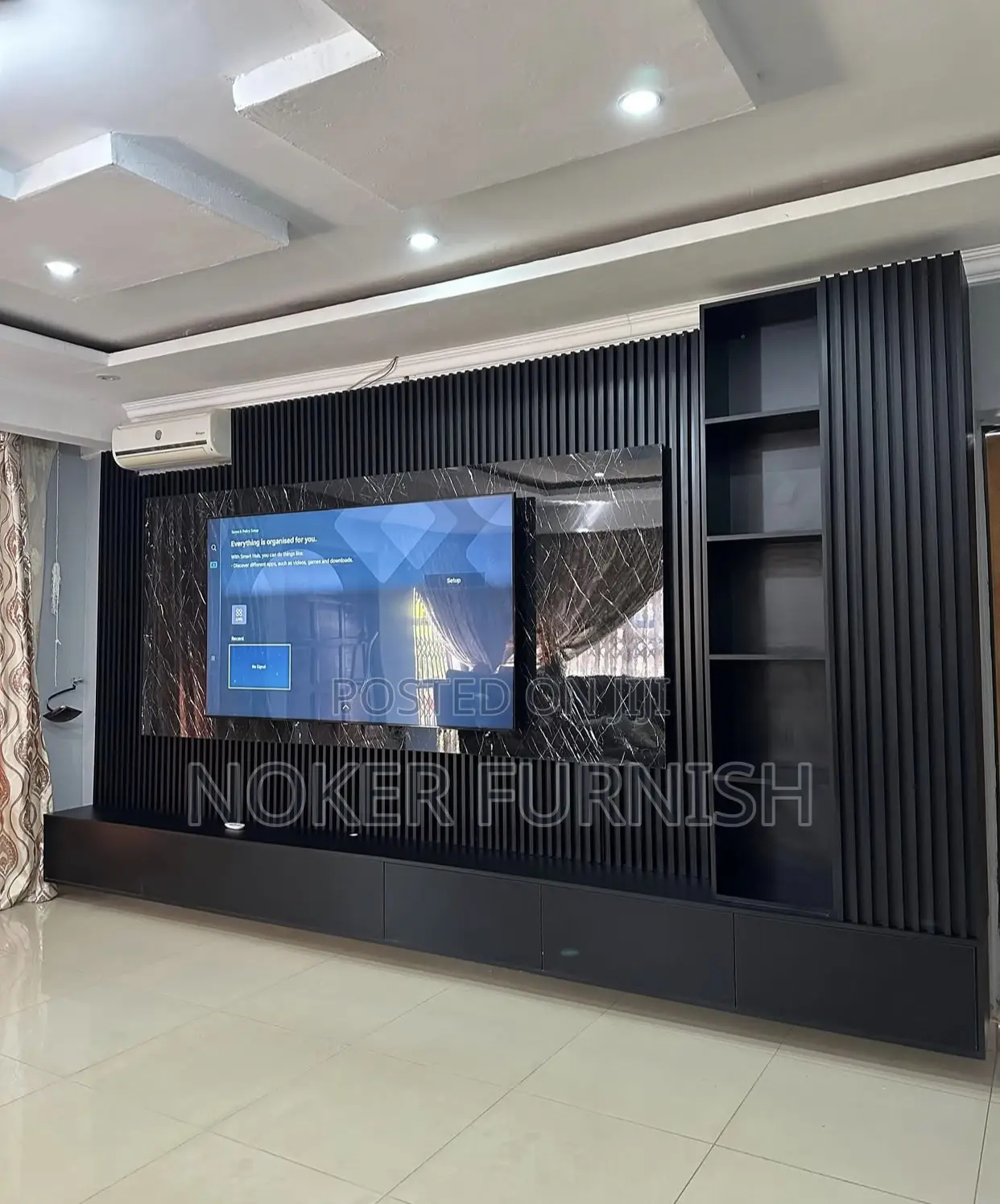 Luxury Panel Wall Tv Stand