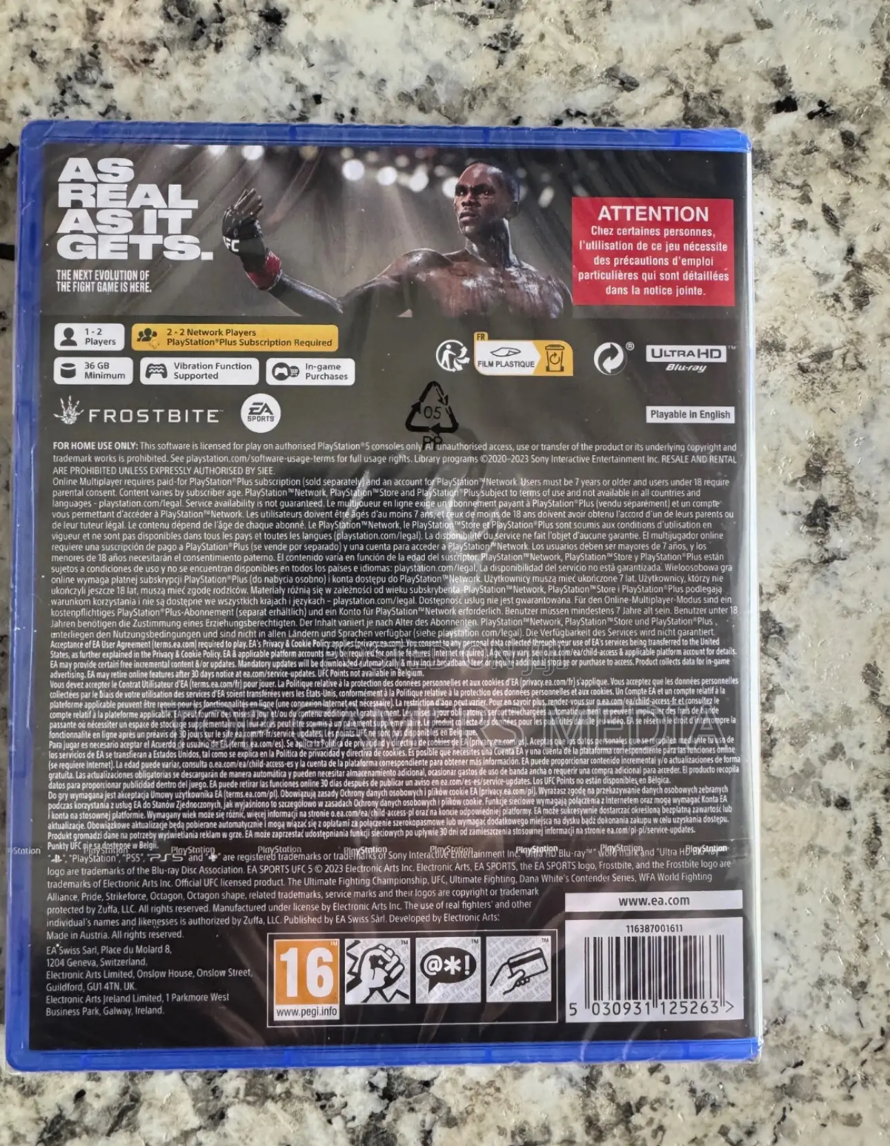 Brand New Ps5 Ufc 5