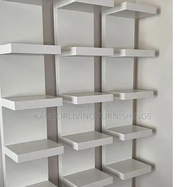 Standing Corner Shelf.