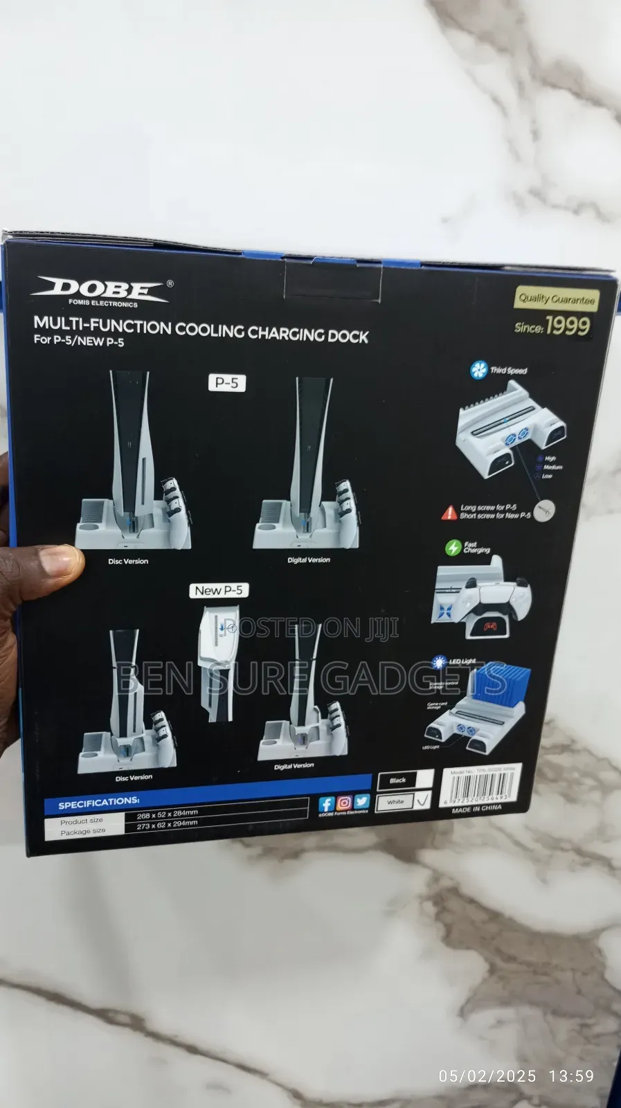 Multi Function Cooling Charging Dock