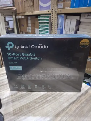 Tp-link 10-port Gigabit Smart Switch With 8-port Poe+