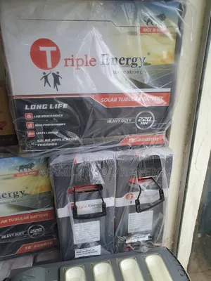 Tripple Energy Solar Tubular Battry