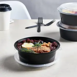 Food Container Plate With Cover (50pcs)
